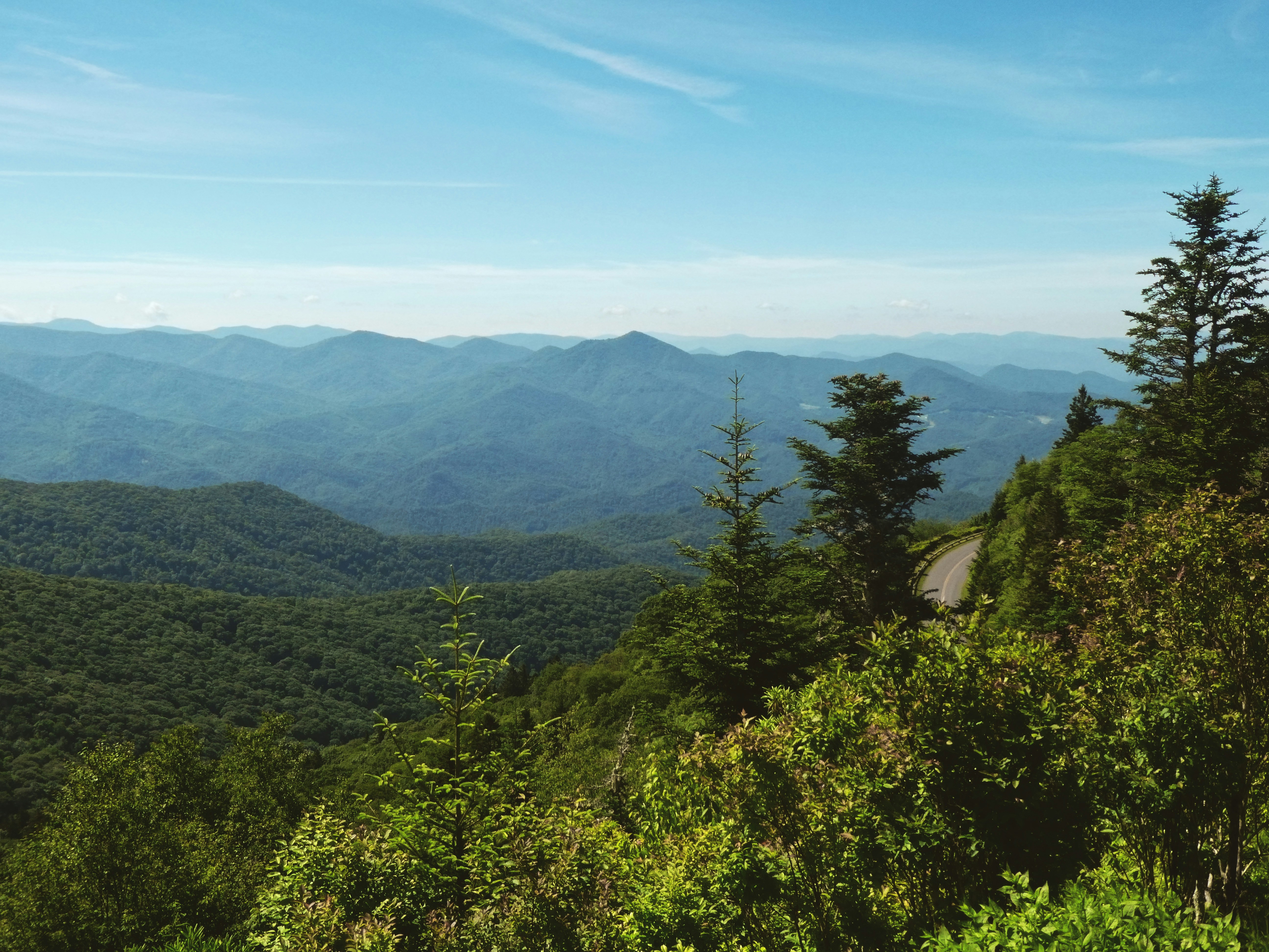 Mountain view in Macon County